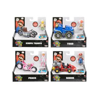 JAKKS Pacific  Figura di Super Mario Movie con auto, modelli assortiti 