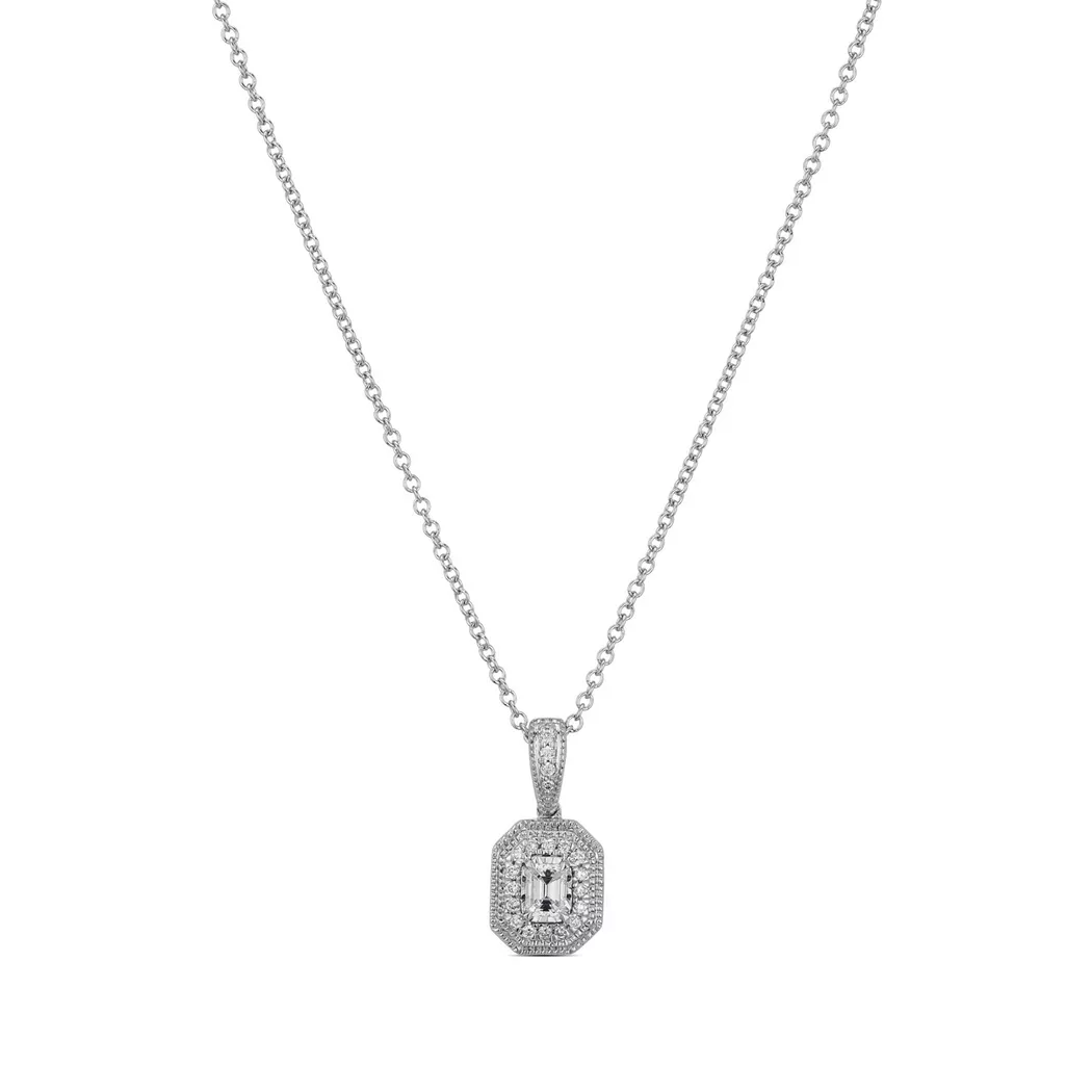 Sergio Ferris - Halskette, Collier or 18kt, 45cm, Weissgold
