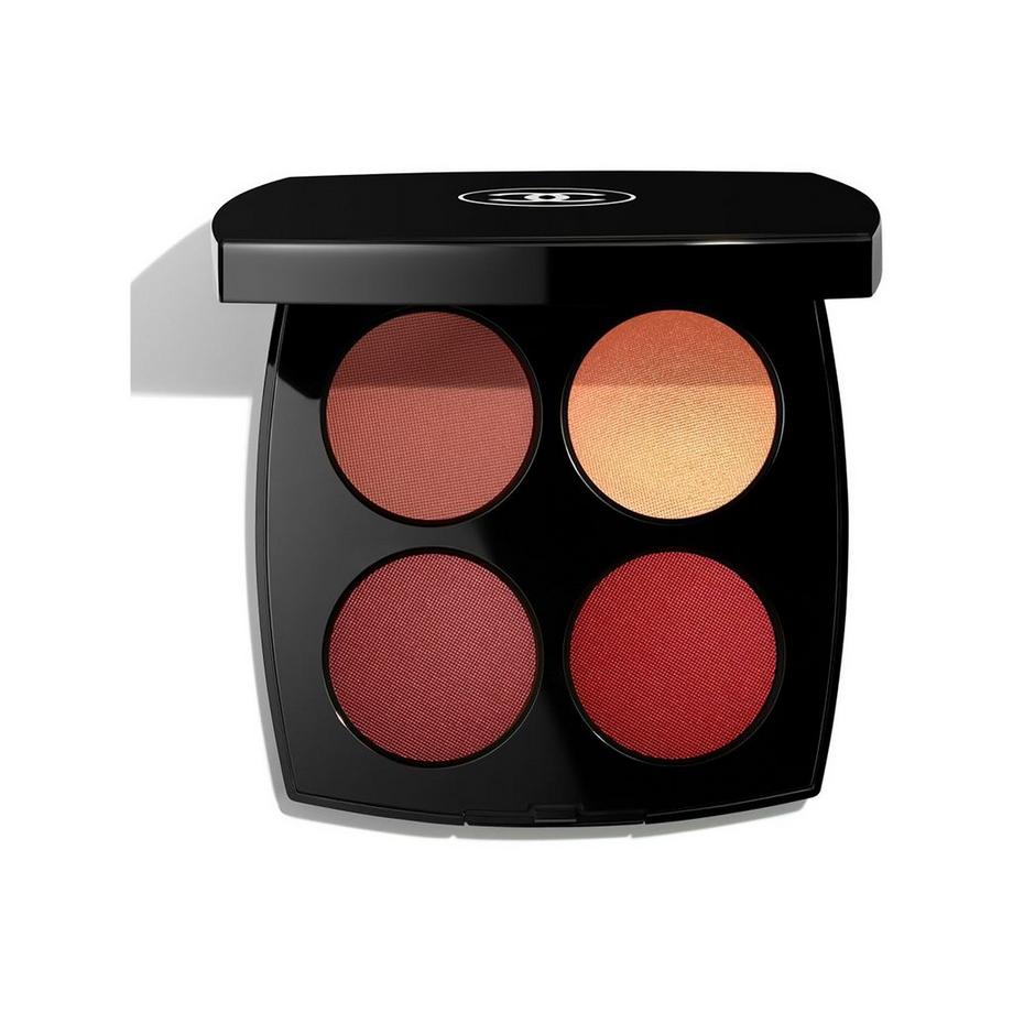 CHANEL CRÉATION EXCLUSIVE LES 4 ROUGES YEUX ET JOUES OMBRES À PAUPIÈRES ET FARDS À JOUES  