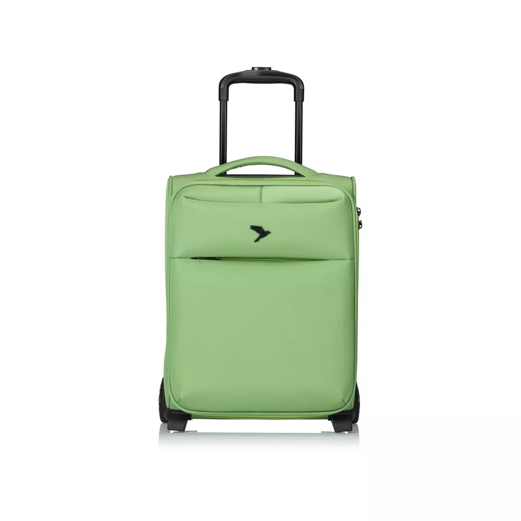 Pack Easy Upright Underseater Softside Suitcase Green 45cm