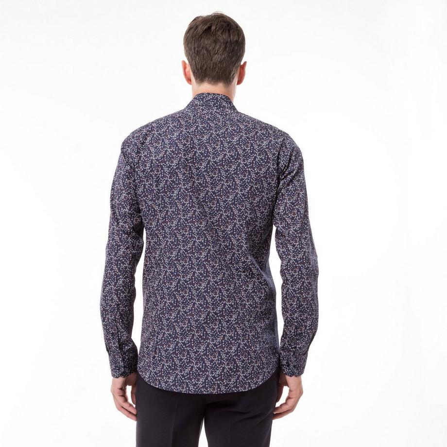 Manor Man Chemise Body Fit Manches Longues  