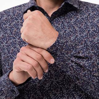 Manor Man Body Fit Langarmhemd  