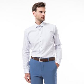 Manor Man Camicia Body Fit Maniche Lunghe Fantasia All-over  