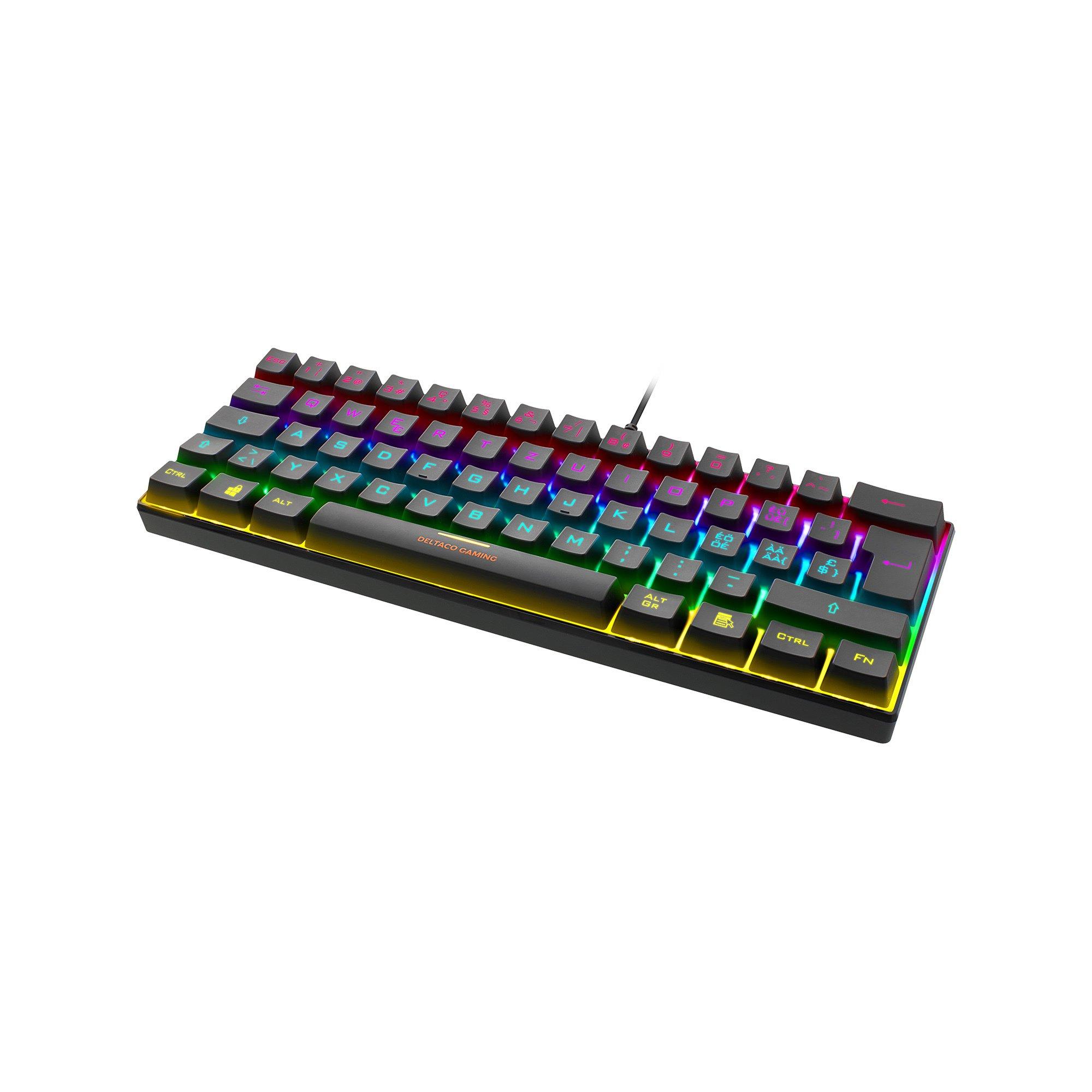 DELTACO TKL G mech RGB Gaming-Tastatur 