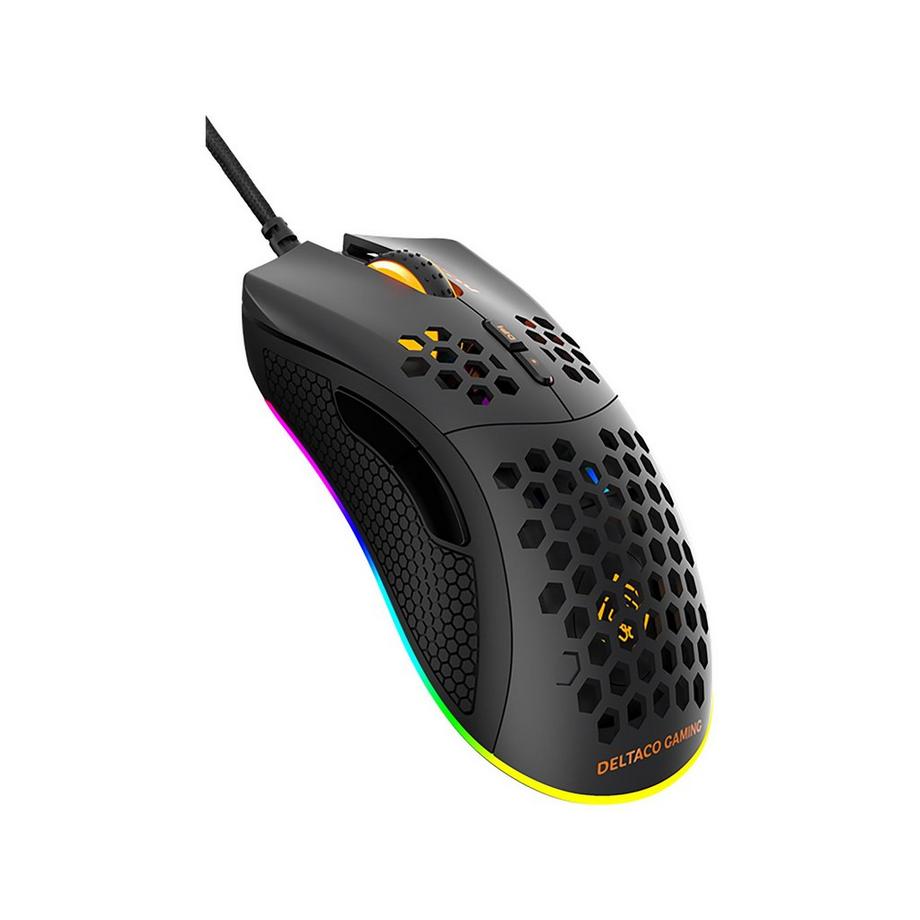 DELTACO Lightweight ,RGB Gaming-Maus 