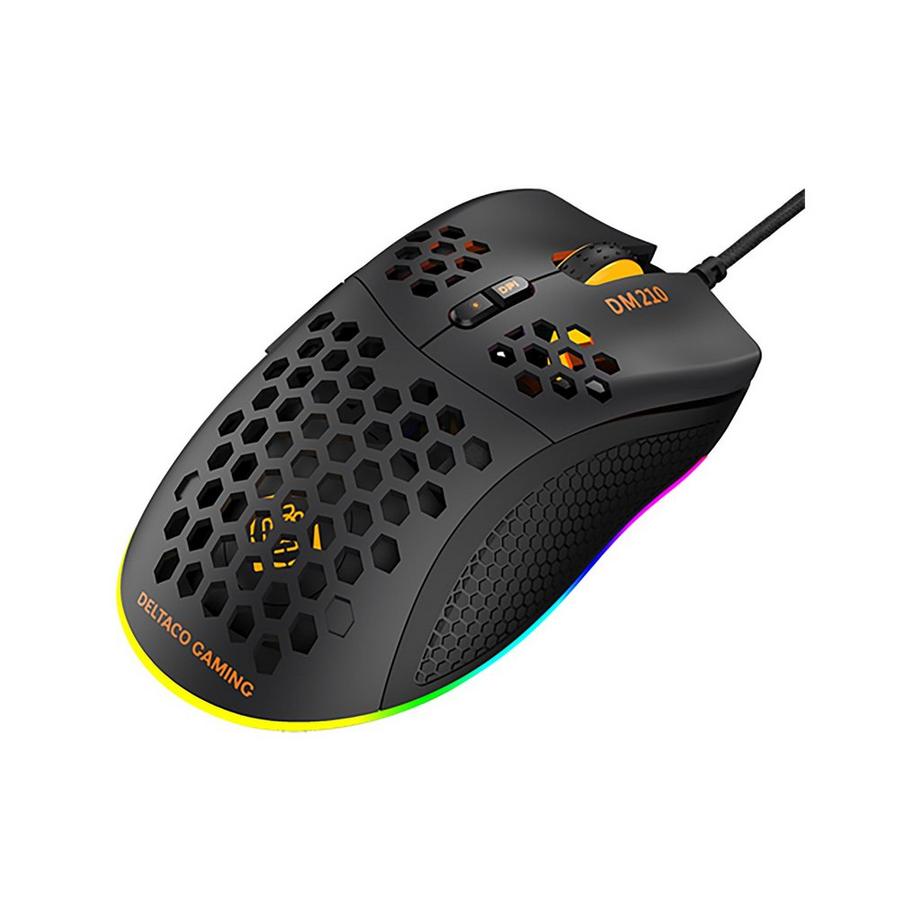 DELTACO Lightweight ,RGB Gaming-Maus 