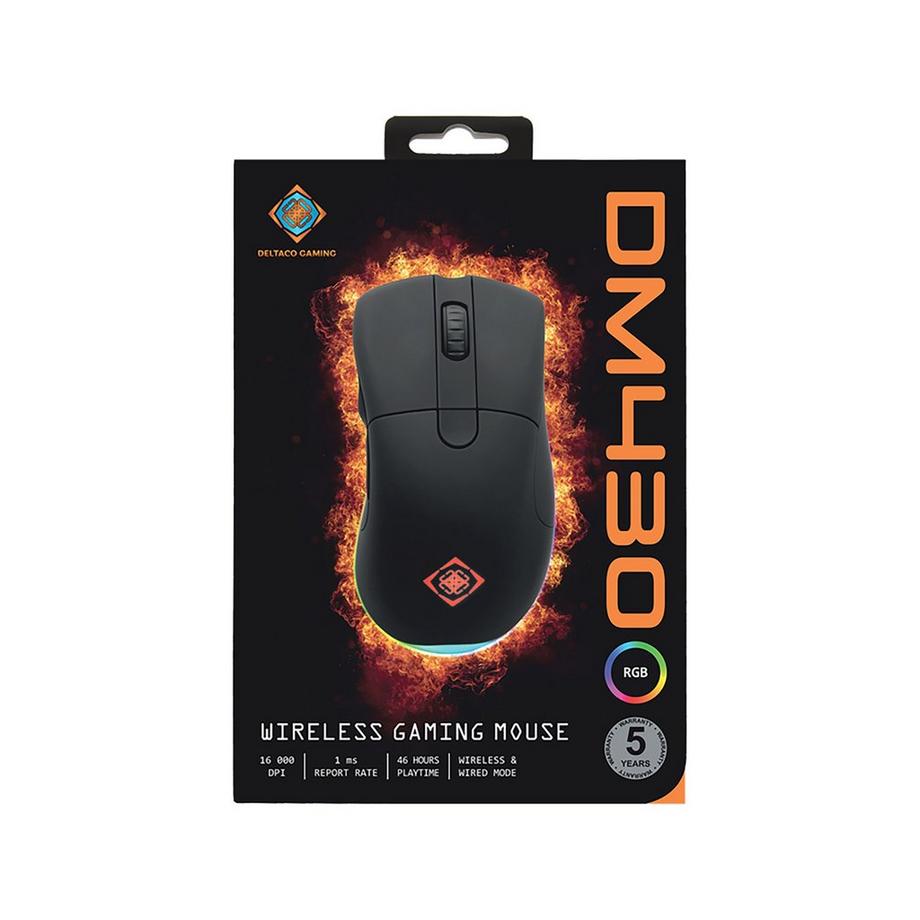 DELTACO DM 430 Wireless RGB Gaming-Maus 