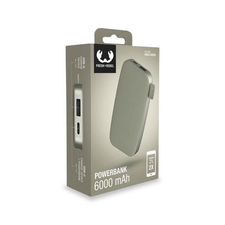 FRESH'N REBEL 6000 mAh USB-C Fast Charging Powerbank 