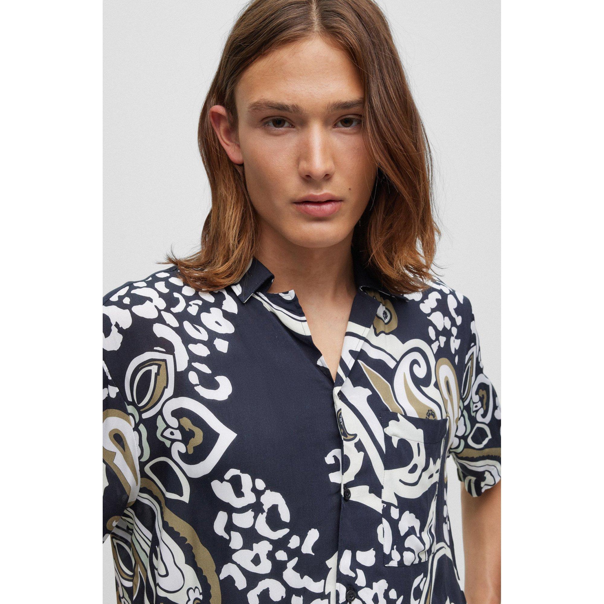 HUGO Ellino Camicia Maniche Corte  