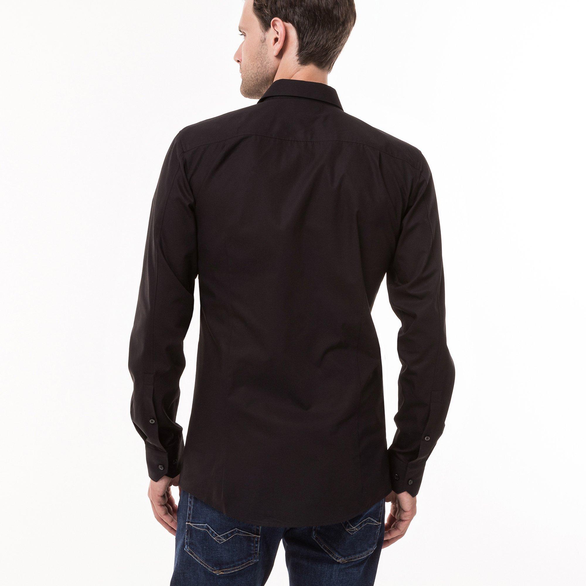 HUGO Elisha02 Kentkragen Extra Slim Fit Hemd  