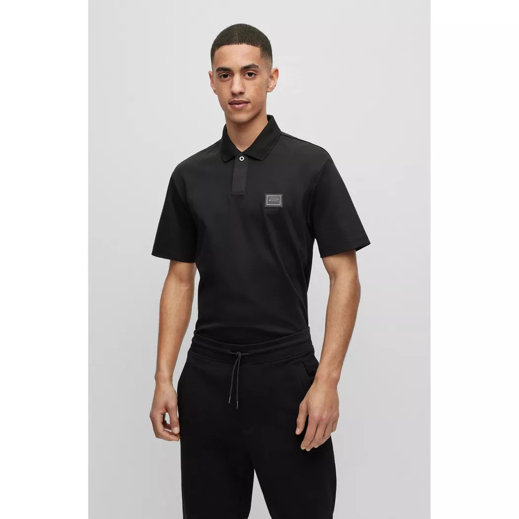 Hugo - Poloshirt, kurzarm, für Herren, Black, Größe S
