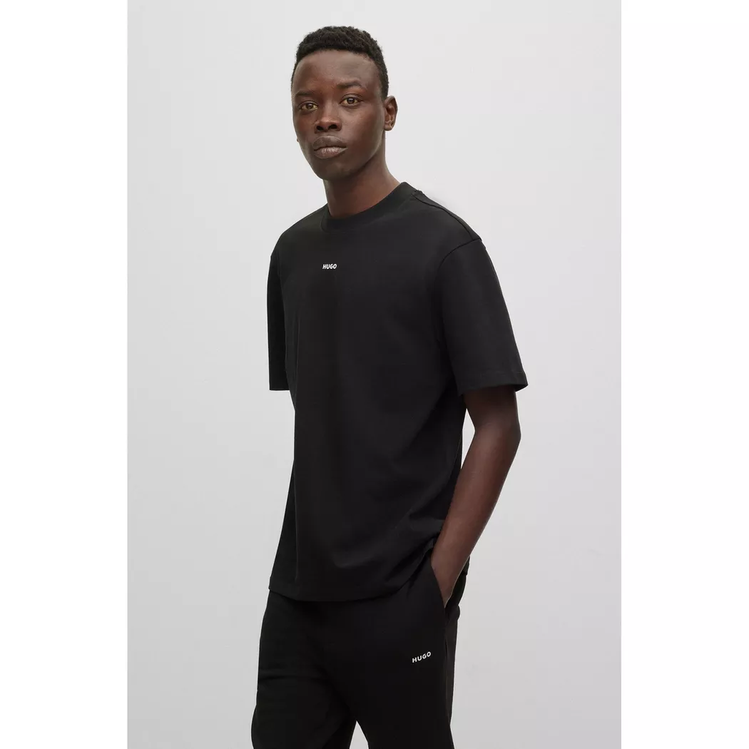 Hugo T-shirt à Manches Courtes Dapolino 10248326 01 Black M Homme