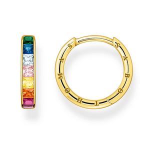 Thomas Sabo Rainbow gold Orecchini a cerchio 