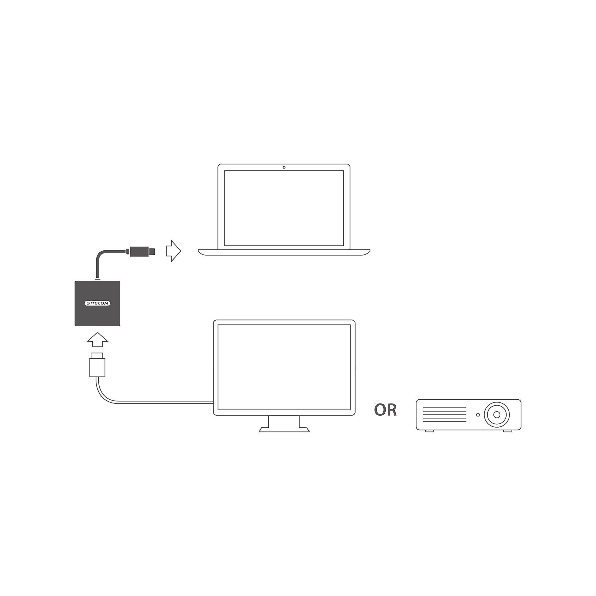 SITECOM CN-346 Mini DisplayPort - HDMI™ Adapter Adattatore 