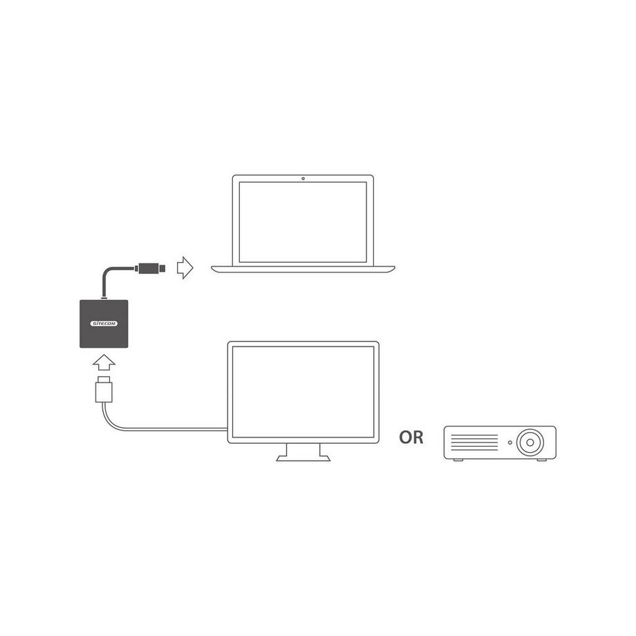SITECOM CN-346 Mini DisplayPort - HDMI™ Adapter Adapter 
