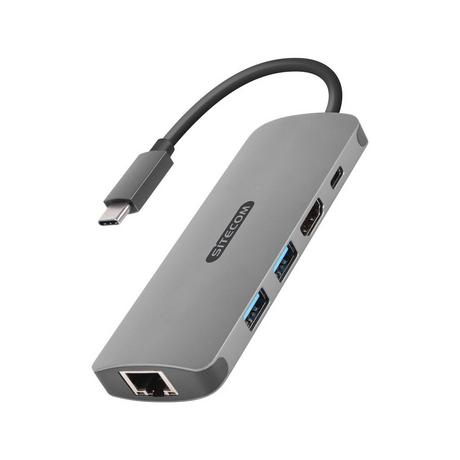 SITECOM CN-379 USB-C 3.1 - HDMI™/Gigabit LAN & USB-C Pow.De. Adattatore 