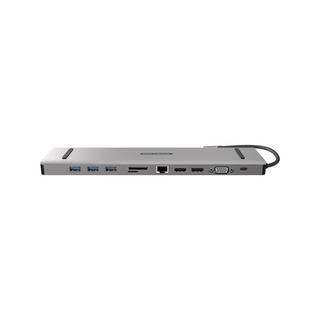 SITECOM CN-389 USB-C 3.1 Multiport Pro Dock, 100W & USB-C Power Delivery Adattatore 