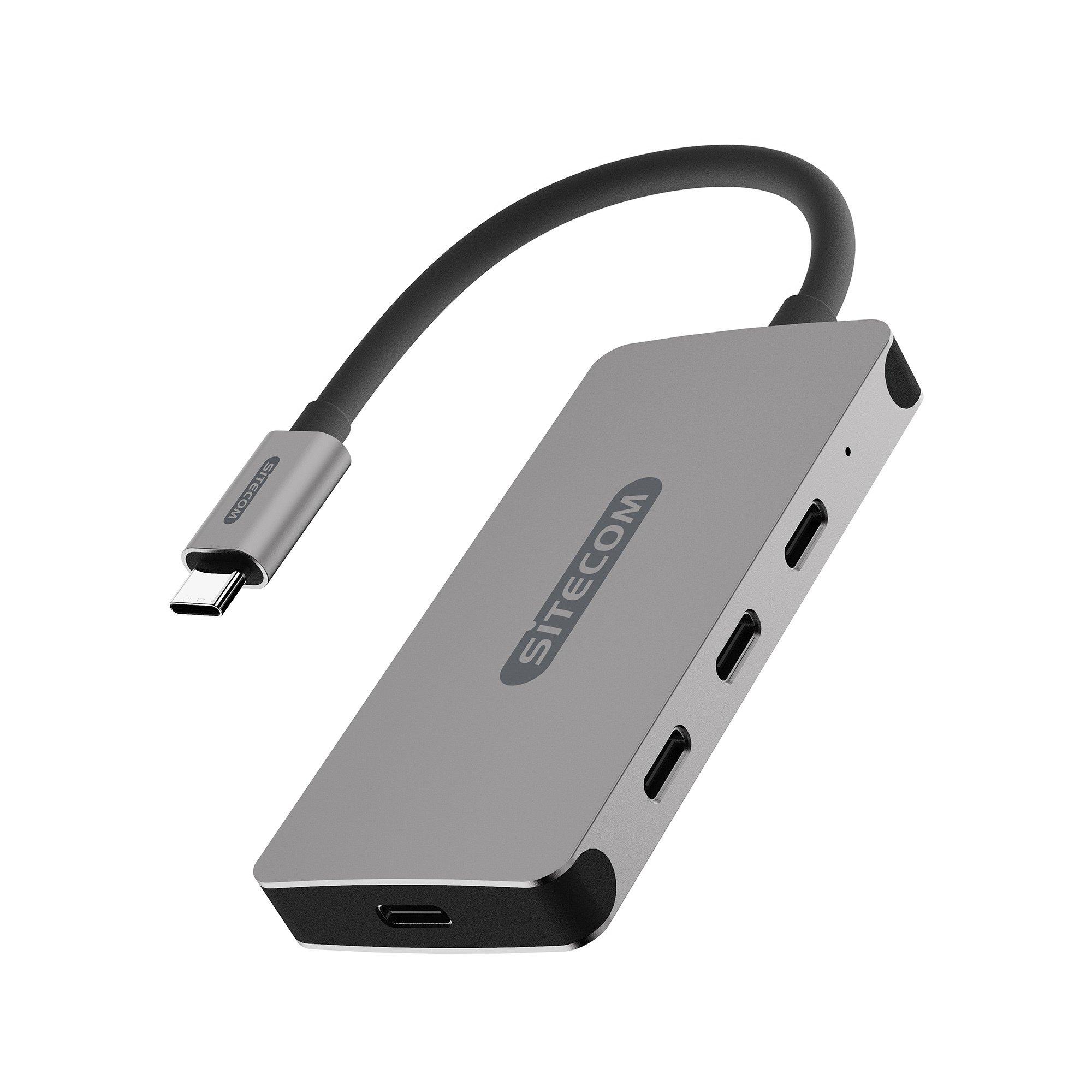 Image of USB-C HUB CN-386 USB-C 3.1 Hub - 4 USB-C Ports, Power Delivery