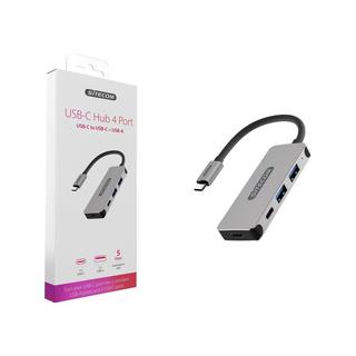 SITECOM CN-384 USB-C 3.1 Hub - 4 Ports, 2x USB-A, 2x USB-C USB-C HUB 