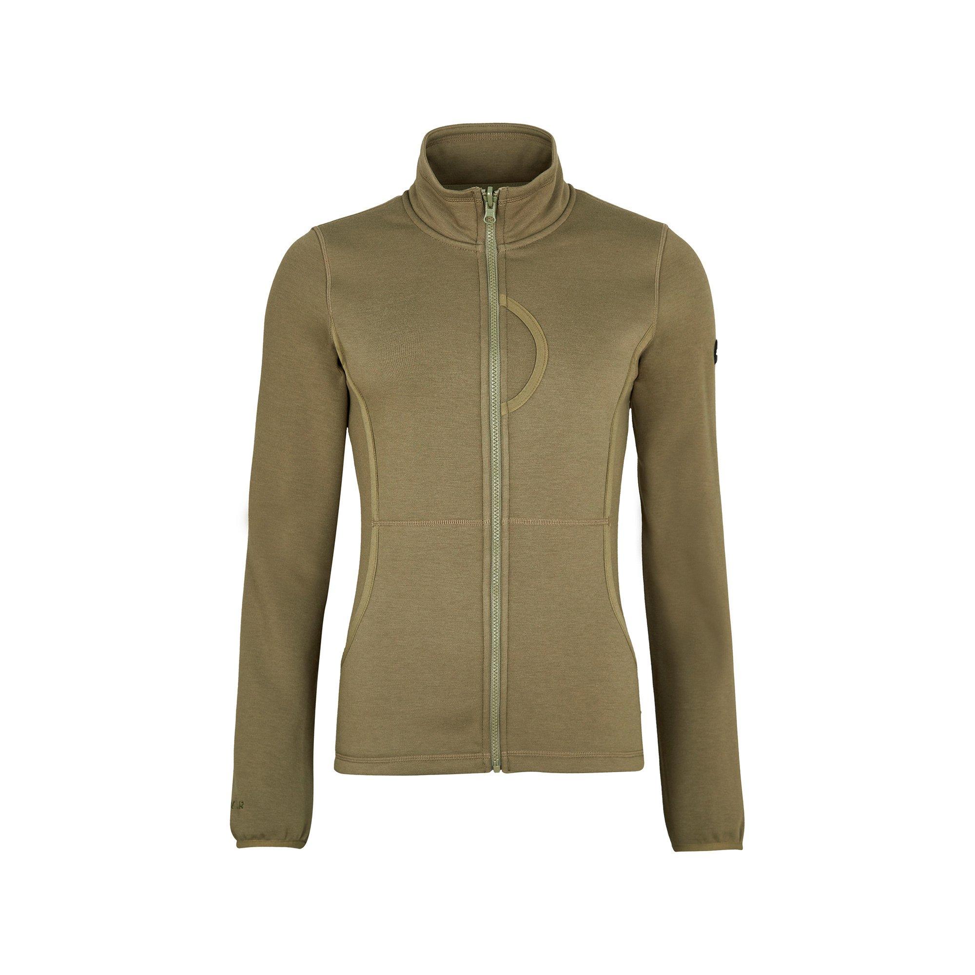 Image of Fleecejacke Ohne Kapuze Unisex Khaki M