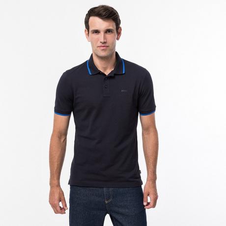 BOSS BLACK Parlay Kurzarm Poloshirt  