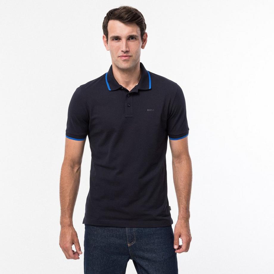 BOSS BLACK Parlay Kurzarm Poloshirt  