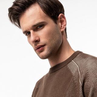 BOSS BLACK Ossio Pull en maille côtelée  