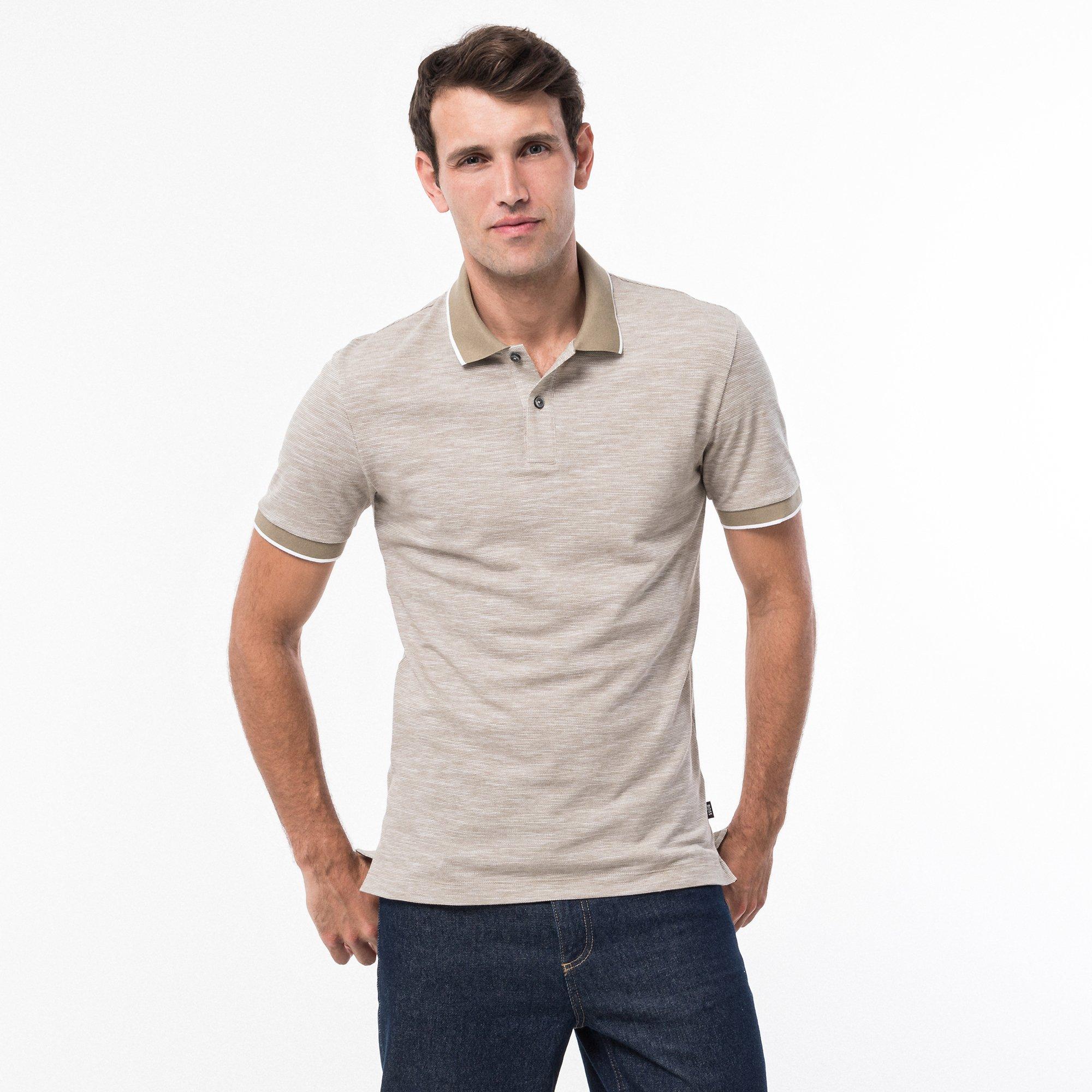 Image of Poloshirt, Kurzarm Herren Hellgrün M