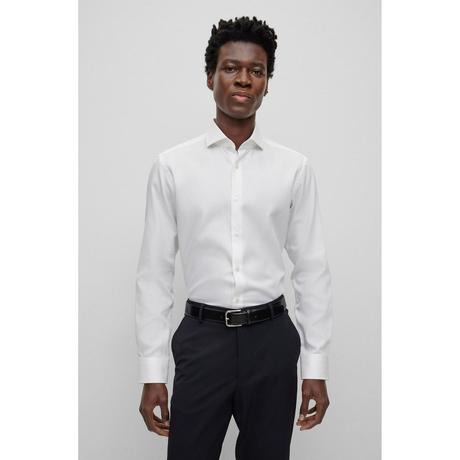 BOSS BLACK H-Joe-Spread Camicia a maniche lunghe collo Kent  