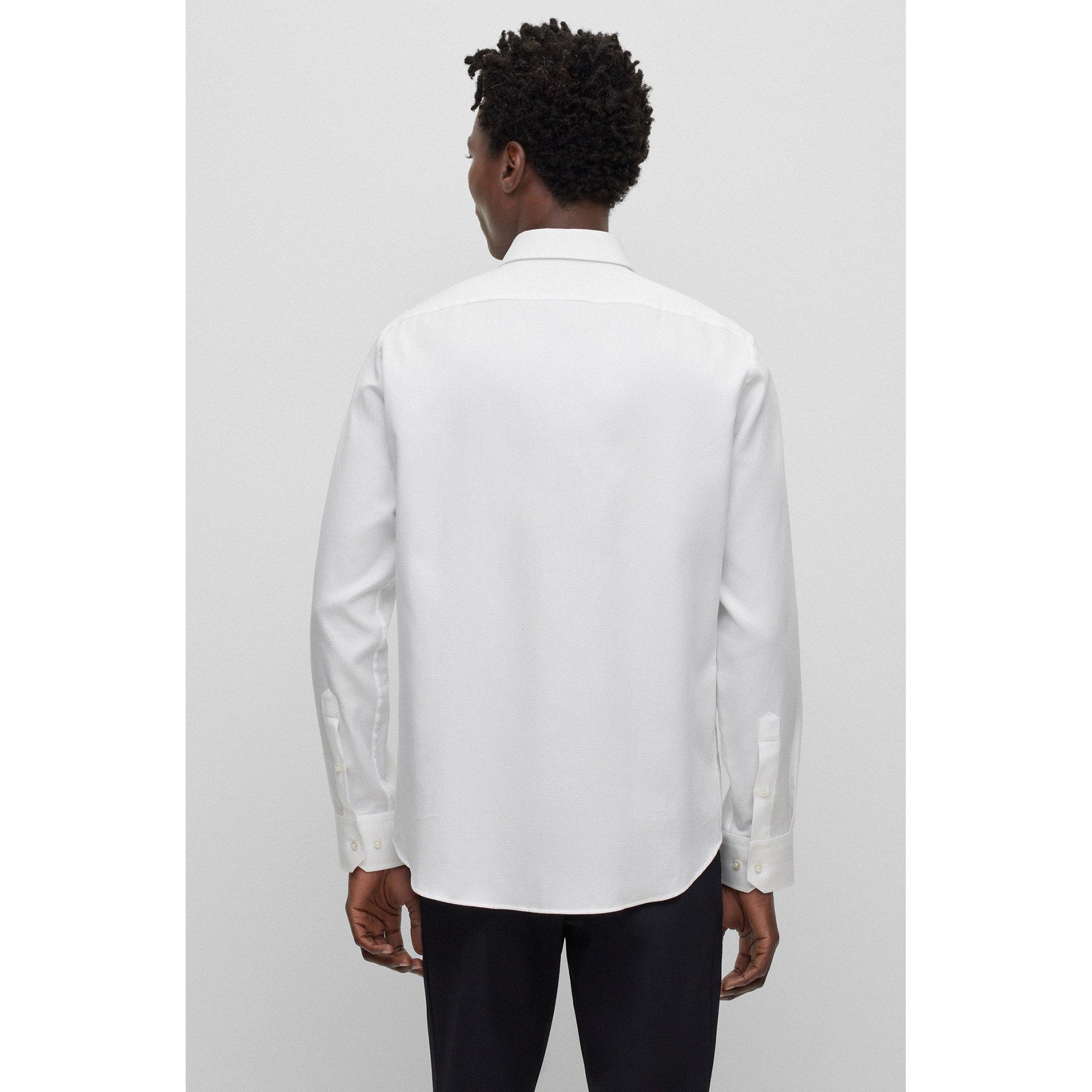 BOSS BLACK H-Joe-Spread Camicia a maniche lunghe collo Kent  