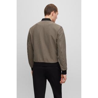 BOSS BLACK C-Hanry-BMB Hahnentritt Bomberjacke  