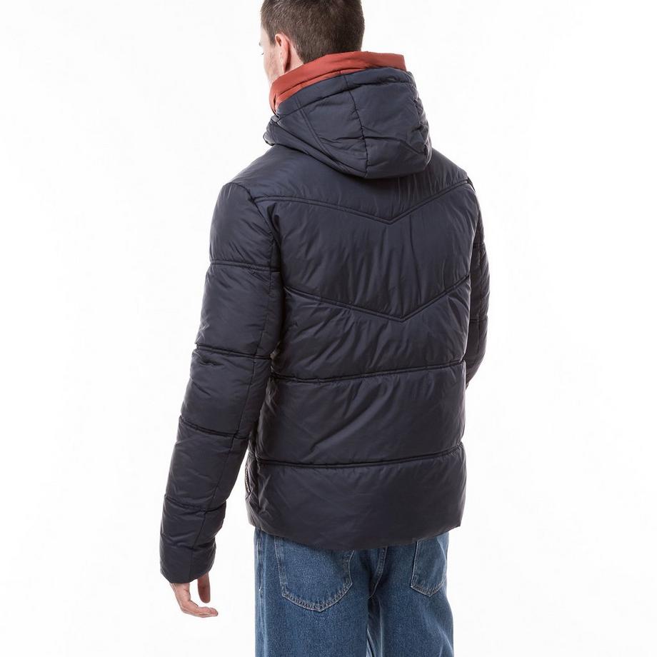 Manor Man Wattierte Jacke mit Kapuze  