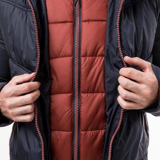 Manor Man Wattierte Jacke mit Kapuze  