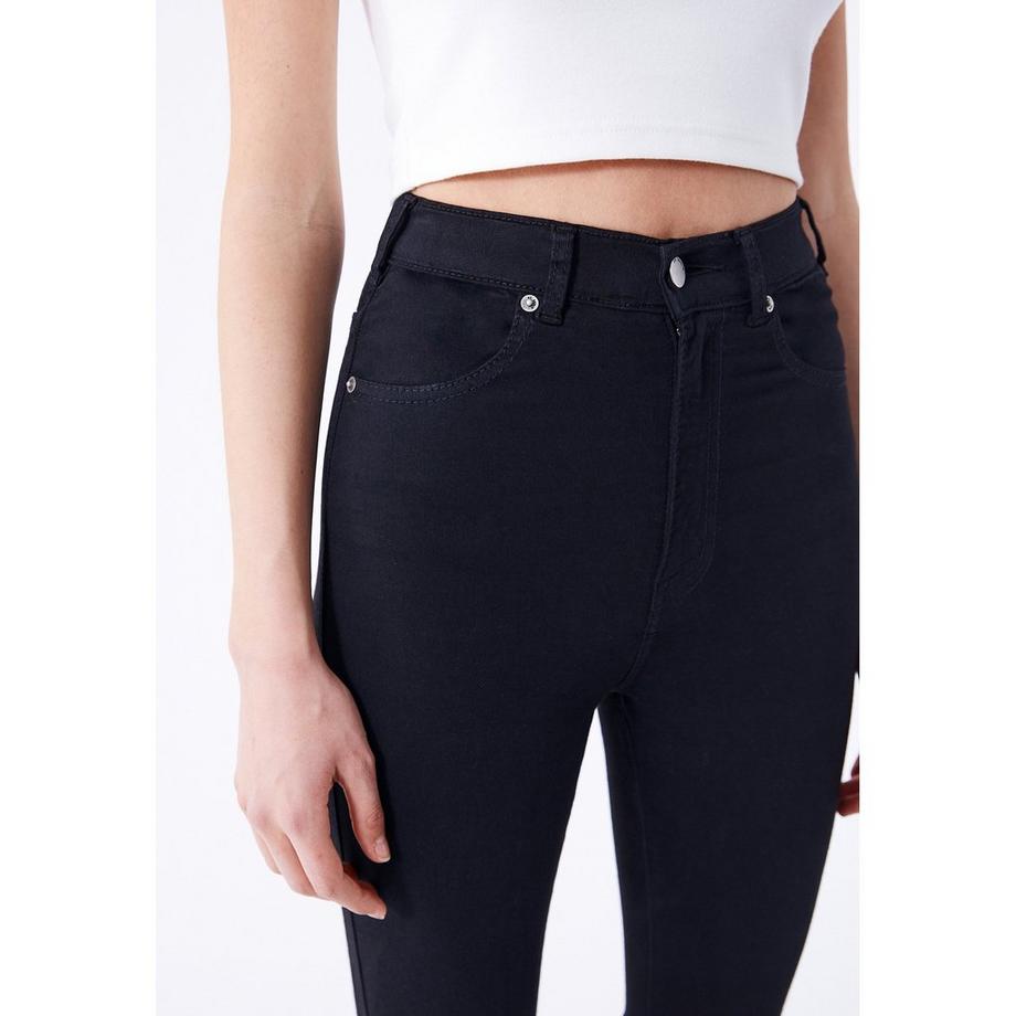 DR. DENIM Moxy Flare Pantaloni Svasati Vita Alta  