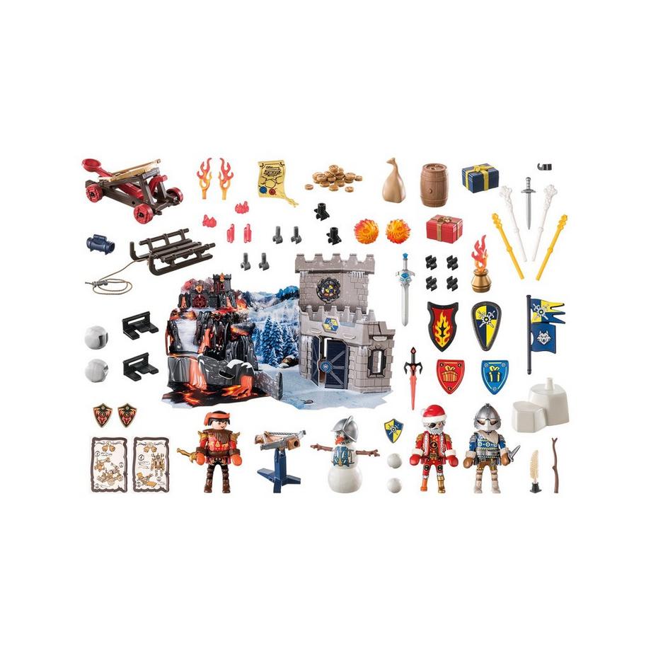 Playmobil  71346 Novelmore Calendrier de l'avent - Bataille dans la neige 