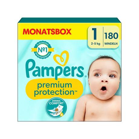 Pampers  Premium Protection Taglia 1, confezione mensile 