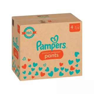 Pampers Premium Protection Pants Grösse 4, Monatsbox