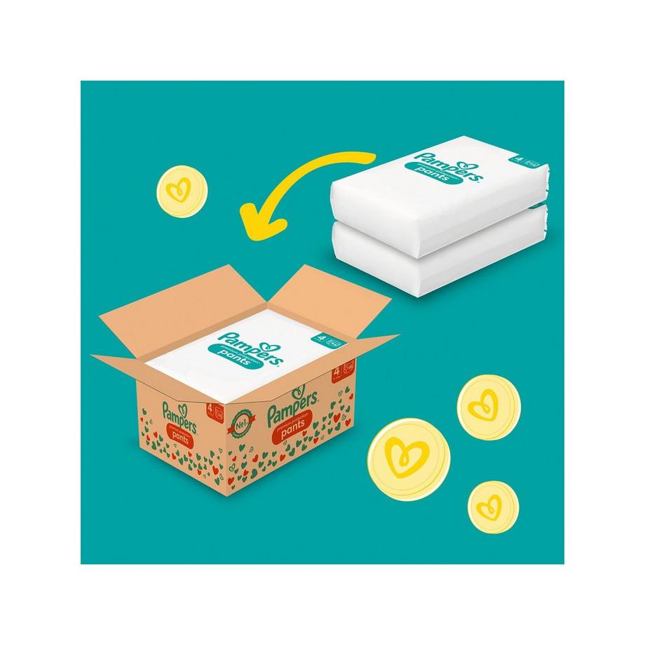 Pampers  Premium Protection Pants Grösse 4, Monatsbox 