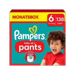 Pampers  Baby-Dry Pants Grösse 6, Monatsbox 