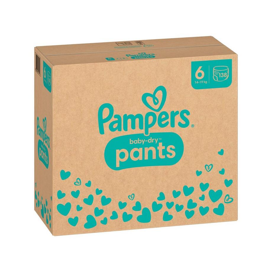 Pampers  Baby-Dry Pants Grösse 6, Monatsbox 