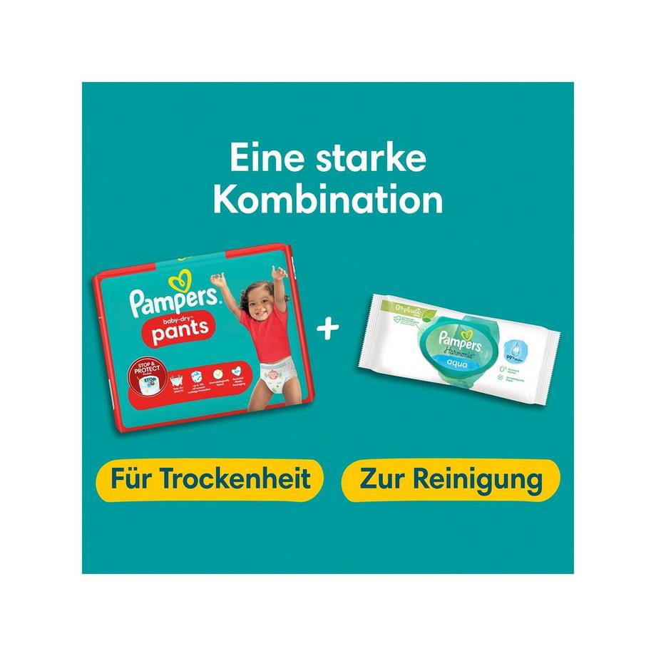Pampers  Baby-Dry Pants Grösse 6, Monatsbox 