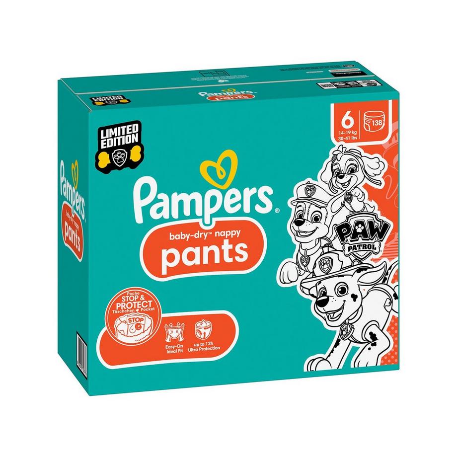 Pampers  Baby-Dry Pants Paw Patrol Limited Edition, Grösse 6 
