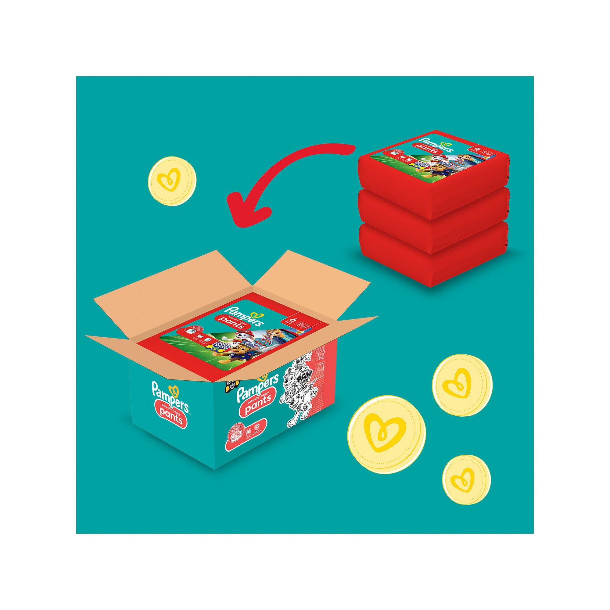 Pampers  Baby-Dry Pants Paw Patrol Limited Edition, Taglia 6 