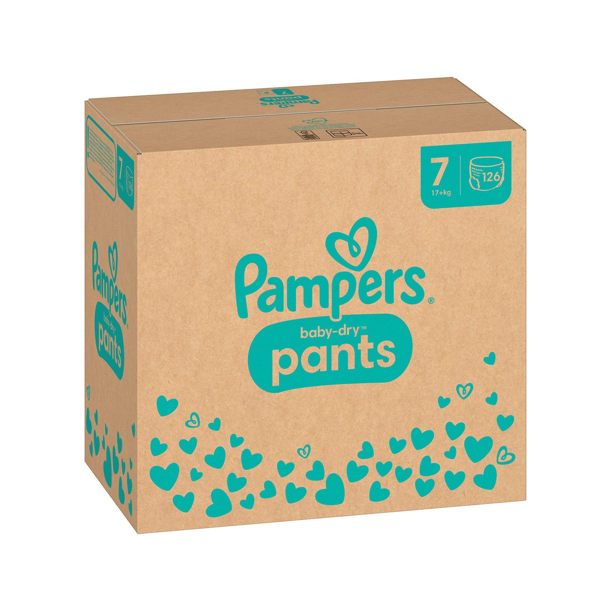 Pampers  Baby-Dry Pants Grösse 7, Monatsbox 