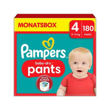 Baby Dry Pants taglia 4, confezione mensile