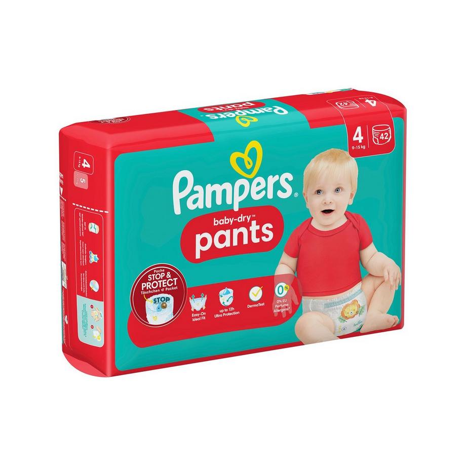 Pampers Baby Dry Pants Gr.4 Maxi 9-15kg Sparpack Baby Dry Pants taille 4, paquet économique 