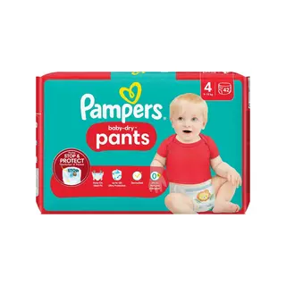 Pampers Baby Dry Pants taille 4, paquet économique