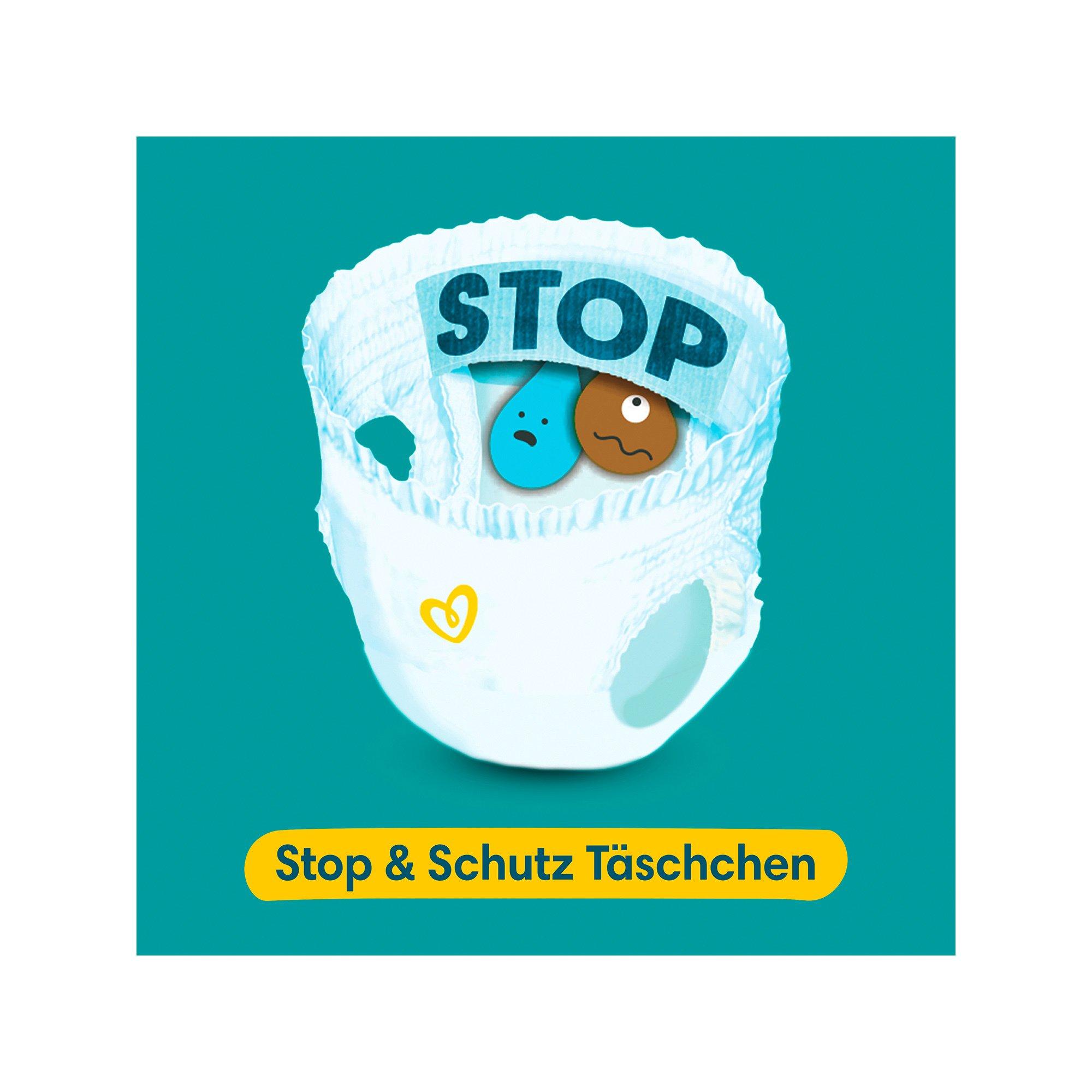 Pampers Baby Dry Pants Gr.4 Maxi 9-15kg Sparpack Baby Dry Pants taglia 4, confezione economica 