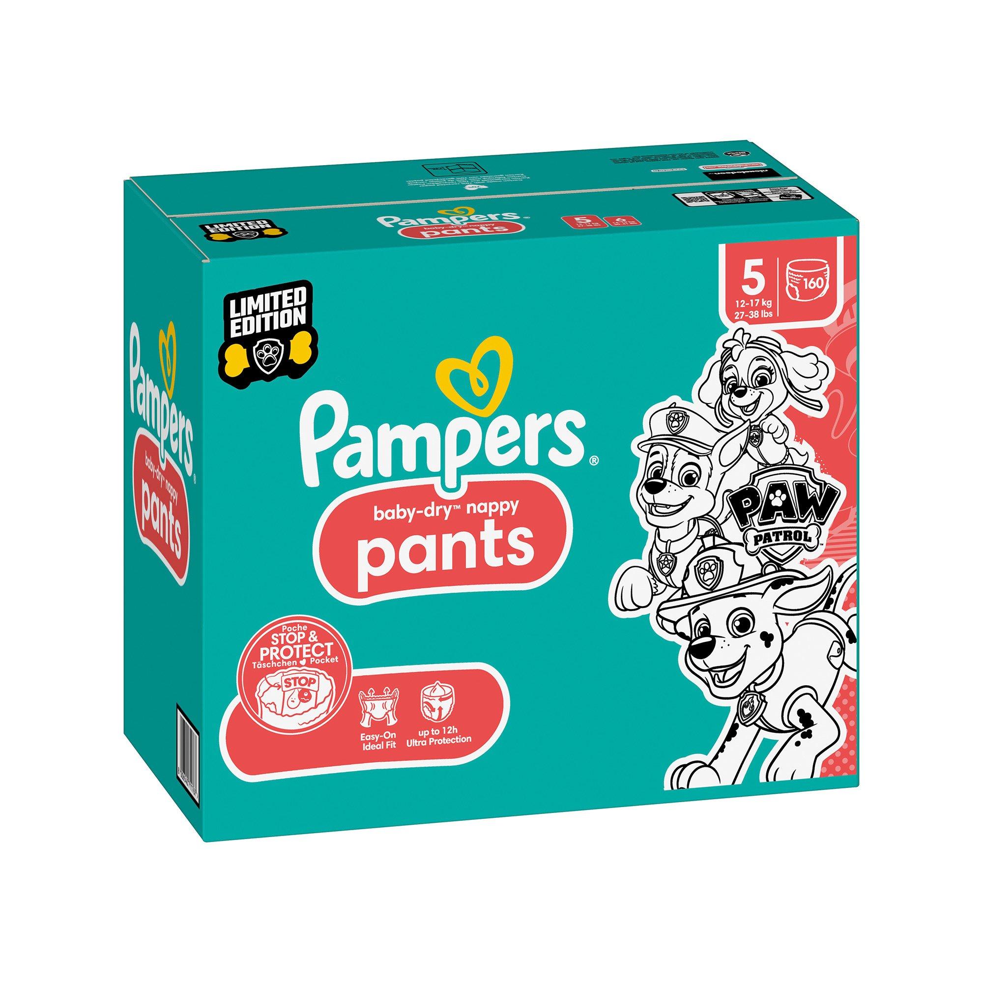 Pampers  Baby-Dry Pants Paw Patrol Limited Edition, Taglia 5 