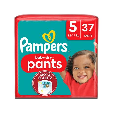 Pampers Baby Dry Pants Gr.5 Junior 12-17kg Sparpack Baby-Dry Pants Taglia 5, confezione economica 